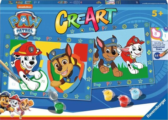 Ravensburger CreArt Mal etter nummer 5+ år Paw Patrol