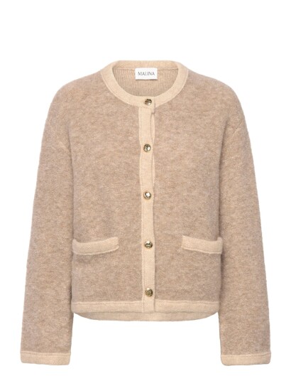 Malina Carly Wool Blend Cardigan Beige XS Malina Carly Wool Blend Cardigan Beige XS