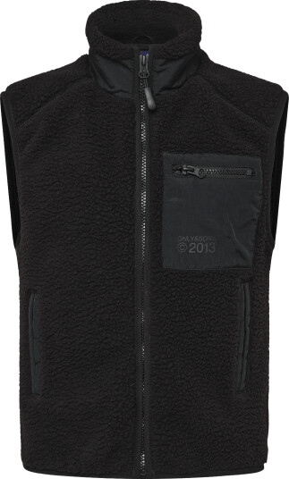 ONLY & SONS Osjdallas Sherpa Vest Black 122