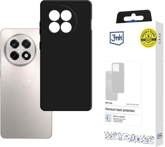 3mk matt deksel til OnePlus 13R/ACE 5 Matt Svart