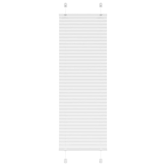 plisségardin Hvit 45x150 cm Stoff Bredde 44,4 Polyester