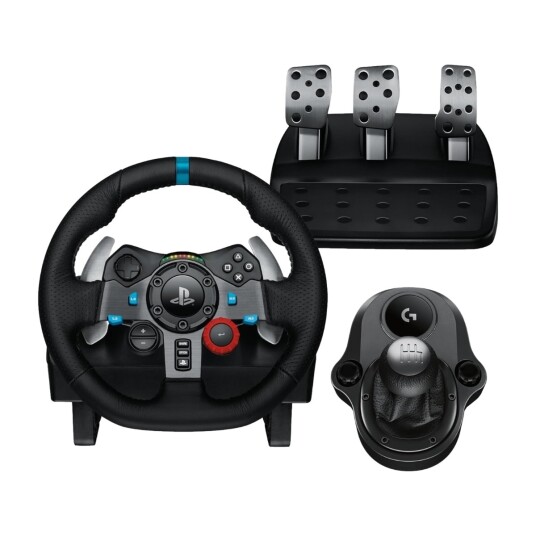 Logitech G G29 SE Driving Force racingratt, pedaler og girskifter-bundle