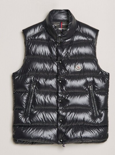 Moncler Tibb Down Vest Black