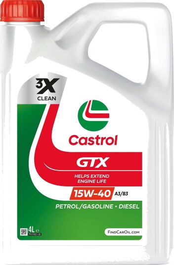 Motorolje CASTROL 15W40 GTX 4L Motorolje CASTROL 15W40 GTX 4L