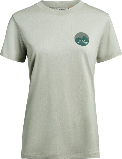 Lundhags Women"s Järpen Printed T Shirt Moss Grey S