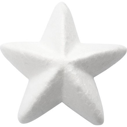 Diverse Stjerne B: 11 cm hvit 25 stk 1 pk
