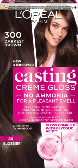 L'Oréal Paris Casting Crème Gloss 300 Darkest Brown L'Oréal Paris Casting Crème Gloss 300 Darkest Brown