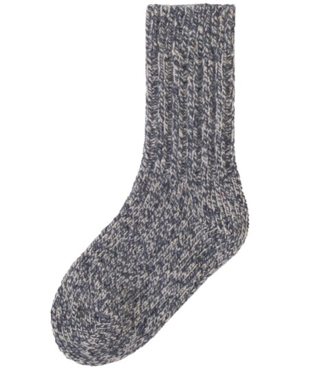 Joha Sokker Ull Strikk Blue/Melange Joha 23/26 Sokker Blå Grå 23 26