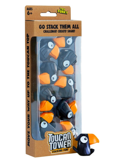 Funhouse Games Toucan Tårn Barnespill - Stabling og Balansespill