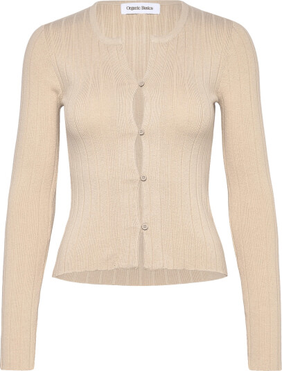 Organic Basics | Soft Knit Rib Cardigan | XS
