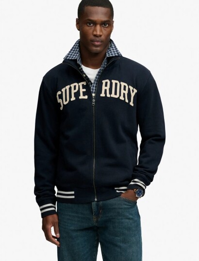 Superdry Vintage Athletic Track   Navy   XXL