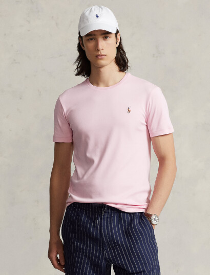 Polo Ralph Lauren Custom Slim Fit Soft Cotton T-Shirt - Pink - XL