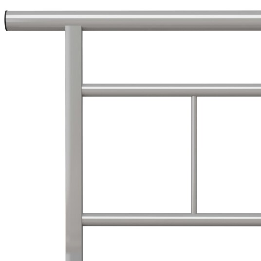vidaXL Sengeramme grå metall 200x200 cm vidaXL Sengeramme grå metall 200x200 cm