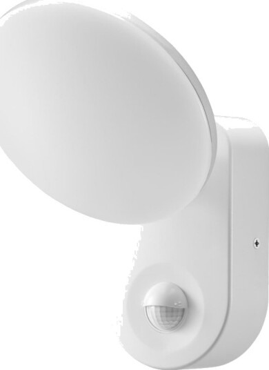 Orno Riolit Led Vegglampe 15W Med Bevegelsessensor 1100 Lm Ip65 4000K Hvit