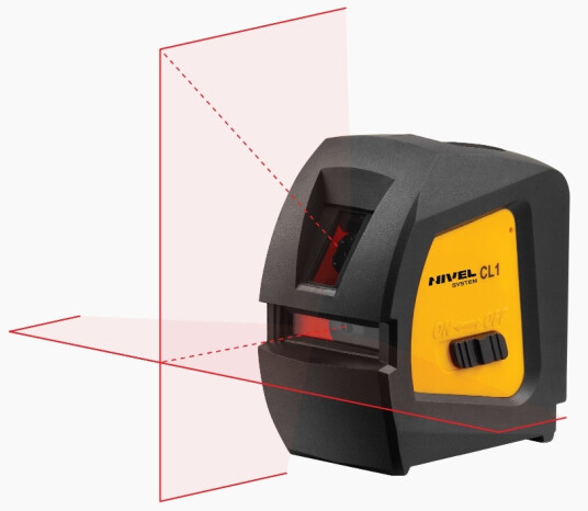 Nivel CL1 Krysslinjelaser Rød Laser
