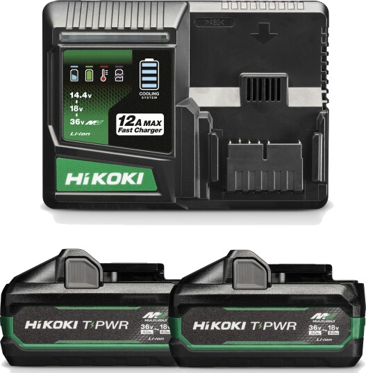 HiKOKI 2Xbsl3640Mvt+UC36YSL2 Ladepakke