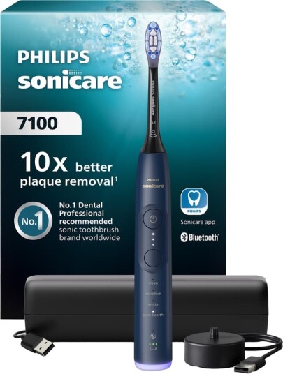 Philips Sonicare Series 7100 elektrisk tannbørste HX7423/09 Navy Blue