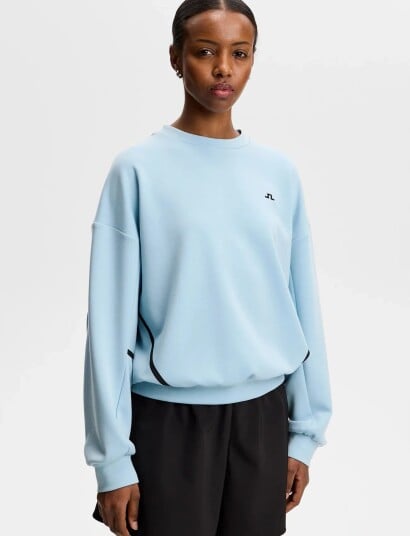 J. Lindeberg Aura Crew Neck Blue L J. Lindeberg Aura Crew Neck Blue L