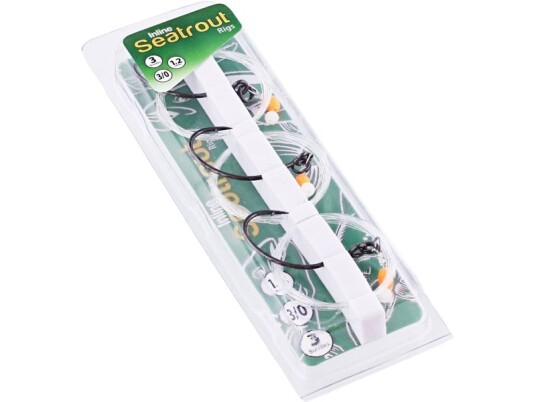 Inline Seatrout Rig - Single Hooks #2 0,42mm 120cm 3pcs Inline Seatrout Rig - Single Hooks #2 0,42mm 120cm 3pcs