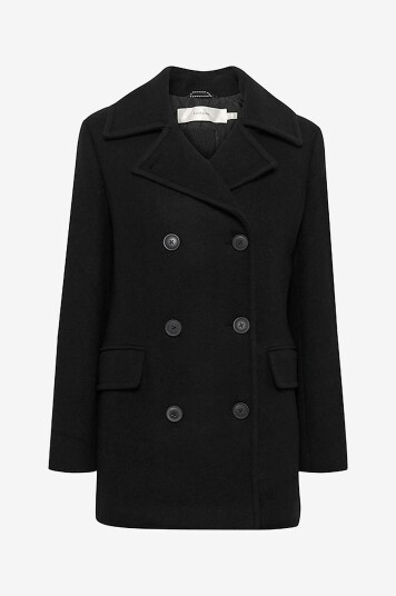InWear Ullkåpe iwPerry Sailor Svart InWear Ullkåpe iwPerry Sailor Svart