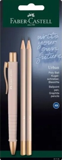 Faber-Castell 241123, Kulepenn, Grafittblyant, Rosa, Rund, B, Blister Faber-Castell 241123, Kulepenn, Grafittblyant, Rosa, Rund, B, Blister