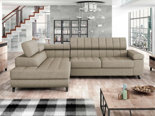 Amshyttan Sovesofa Med Sjeselong 3 Seter Hvit