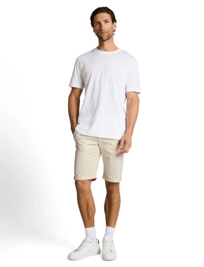 Tom Tailor Slim Chino Shorts Cream 36