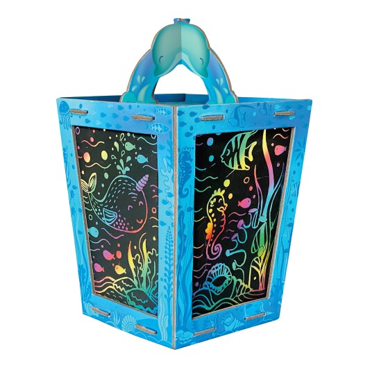 BOX CANDIY Scratch Art Lantern Totally Twilight Sea BC-1924 BOX CANDIY Scratch Art Lantern Totally Twilight Sea BC-1924