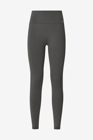 Aim'n - Treningstights Shadow Grey Ribbed Seamless Tights - Grå