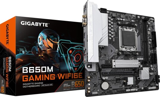 Gigabyte B650M Gaming Hovedkort Micro ATX med Wi-Fi 6E og AMD AM5 Socket