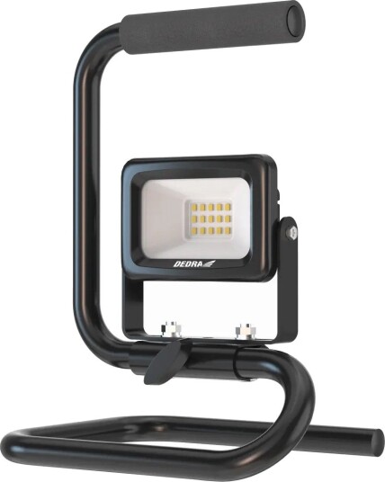 Dedra Arbeidslampe L1073-1 LED 10 w, 900 lm, 6500K, IP65, 110° Spredning Svart