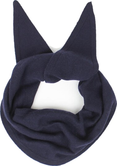 Nohr Studio Lara Solid Wool Cashmere Triangle Blå ONE SIZE