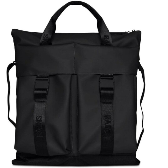 Rains Trail Tote Bag W3 Black Rains Trail Tote Bag W3 Black