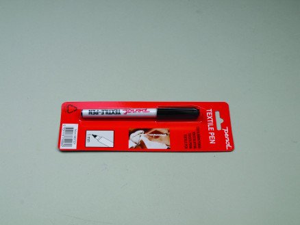 Diverse Penol Textile-Pen Permanent Markeringspinne i sort Diverse Penol Textile-Pen Permanent Markeringspinne i sort