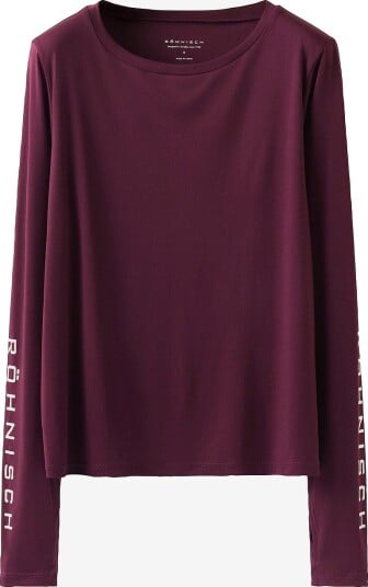 Röhnisch   Treningstopp Team Logo Long Sleeve   Brun