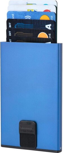 Samsonite Alufit RFID Kortholder i Aluminium Blå for 6 Kort Samsonite Alufit RFID Kortholder i Aluminium Blå for 6 Kort