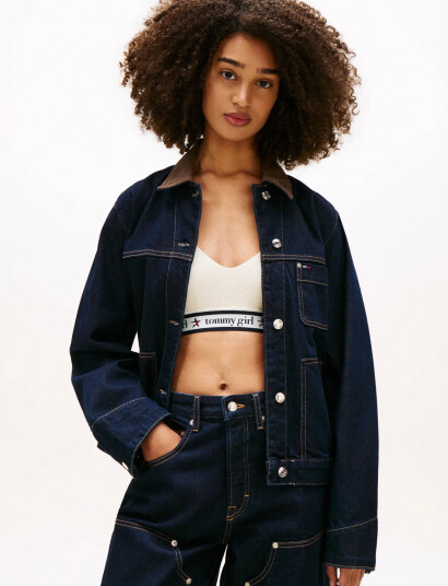 Tommy Jeans Ovsz Chore Jacket Ei6050 Blue XL Tommy Jeans Ovsz Chore Jacket Ei6050 Blue XL