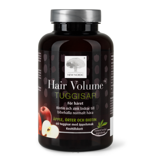 New Nordic Hair Volume tuggisar 60 stk New Nordic Hair Volume tuggisar 60 stk