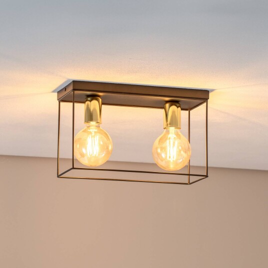Luminex Taklampe Anna metall 2 lyskilder