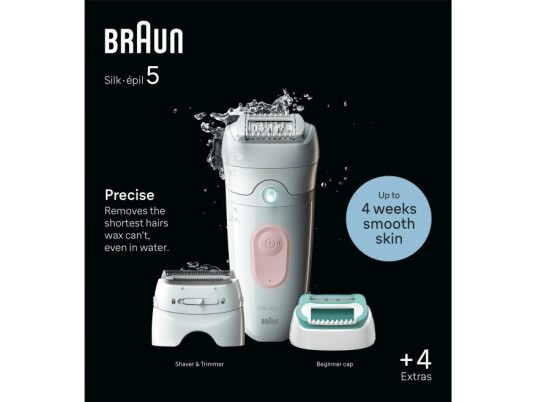 Braun Silk-Épil 5 5-050 Hvit Og Rosa