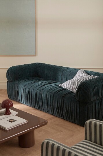 Ellos Home   Sofa Edith 3 seters   Blå