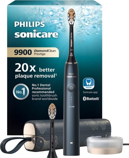 Philips Sonicare 9900 elektrisk tannbørste HX9992/42 midnattblå