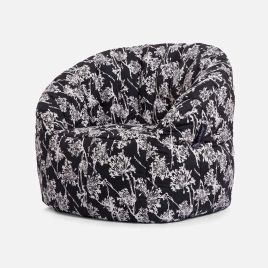 Butterfly Sofa Night Bloom Svart