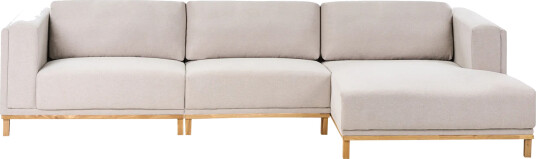 5 seters sofa Veng Lysebrun