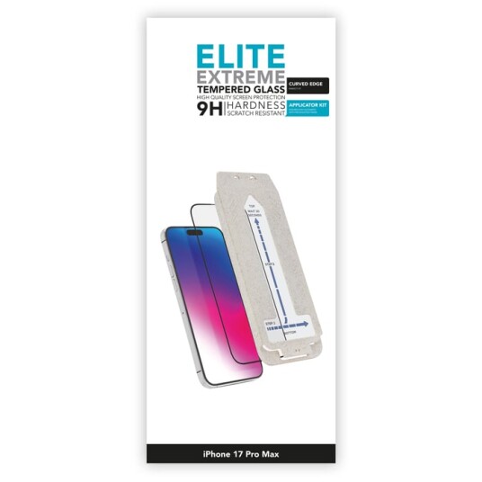 Linocell Elite Extreme Curved Skjermbeskytter for iPhone 17 Pro Max