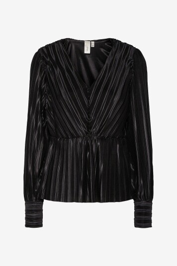 YAS Y.A.S Topp yasStorma LS Peplum Top S Svart
