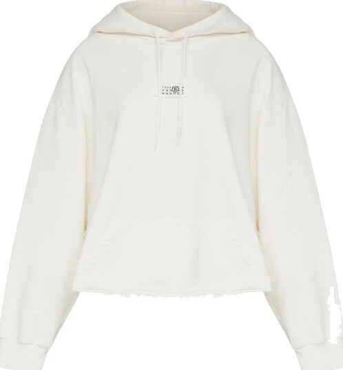 MM6 Maison Margiela Dame Gensere & Hettegensere Hvit S,