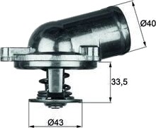 MAHLE TI 22 79 Termostat, kjølemiddel MAHLE TI 22 79 Termostat, kjølemiddel