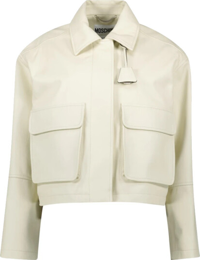 Moschino Dame Jakker Hvit S, Moschino Dame Jakker Hvit S,