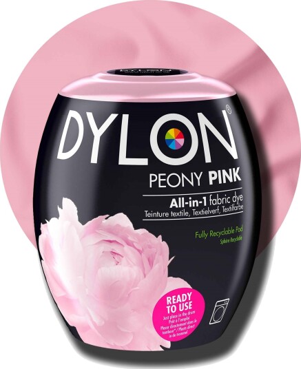 Dylon Pod All in 1 Tekstilfarge Peony Pink